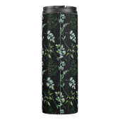 Eukalyptus-Blätter für Wasserfarben Thermosbecher (Rückseite)