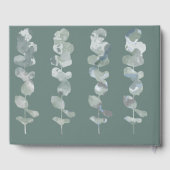 Eukalyptus-Blätter Gästebuch (Rückseite)