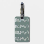 Eukalyptus-Blätter Gepäckanhänger (Rückseite vertikal)