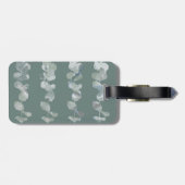 Eukalyptus-Blätter Gepäckanhänger (Rückseite horizontal)