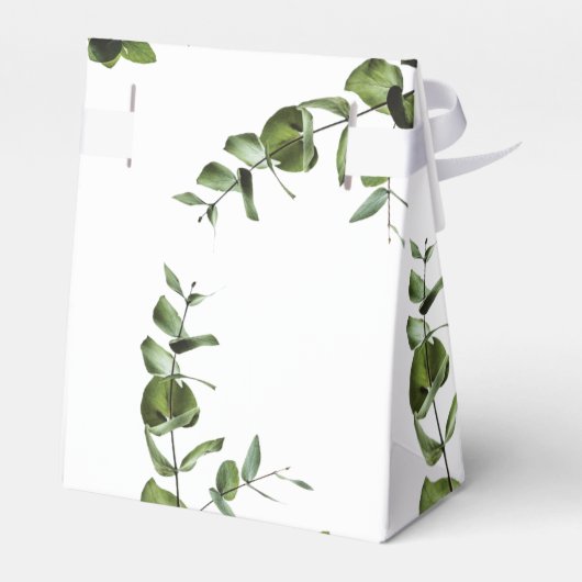 Eukalyptus-Blätter Geschenkschachtel (Rückseite)