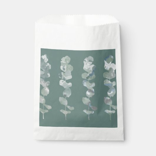 Eukalyptus-Blätter Geschenktütchen (Vorderseite)