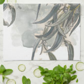 Eukalyptus-Blätter Geschirrtuch (Gefaltet)