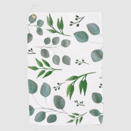 Eukalyptus-Blätter Golfhandtuch