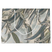 Eukalyptus-Blätter Große Geschenktüte (Vorderseite)