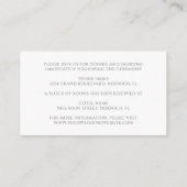 Eukalyptus Blätter Grüne Weinroute Mendrisiotto Begleitkarte (Rückseite)