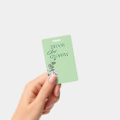 Eukalyptus Blätter Grünzeug Hochzeit Ausweis (Handheld)