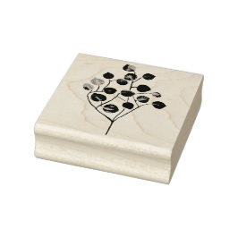 Eukalyptus-Blätter Gummistempel