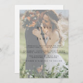 Eukalyptus-Blätter Hochzeiten Einladung (Vorne/Hinten)