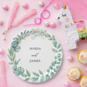 Eukalyptus-Blätter Hochzeiten Pappteller (Party)