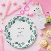 Eukalyptus-Blätter Hochzeiten Pappteller (Party)