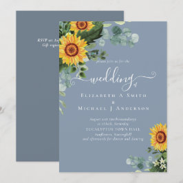 Eukalyptus-Blätter Hochzeiten: rustikale Sonnenblu