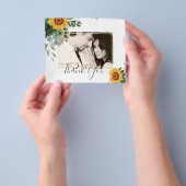 Eukalyptus-Blätter Hochzeiten: rustikale Sonnenblu Flyer (Gruppe)