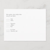 Eukalyptus-Blätter Hochzeiten: rustikale Sonnenblu Postkarte (Rückseite)