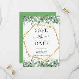 Eukalyptus-Blätter Hochzeiten Save The Date
