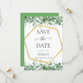 Eukalyptus-Blätter Hochzeiten Save The Date
