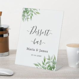 Eukalyptus-Blätter Hochzeiten Sockelschild