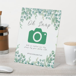 Eukalyptus-Blätter Hochzeiten Sockelschild