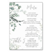 Eukalyptus-Blätter Hochzeiten Tischnummer (Rückseite)