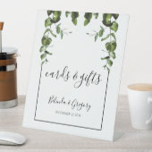 Eukalyptus-Blätter Hochzeiten und Geschenke Sockelschild (In Situ)