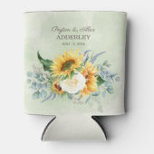 Eukalyptus-Blätter Hochzeitsempfang Dosenkühler (Vorderseite)