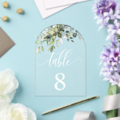 Eukalyptus-Blätter Hochzeitsplattform Acryleinladungen (Insitu (Hochzeit))