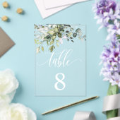 Eukalyptus-Blätter Hochzeitsplattform Acryleinladungen (In Situ (Hochzeit))