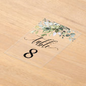 Eukalyptus-Blätter Hochzeitsplattform Acryleinladungen (Ablage )