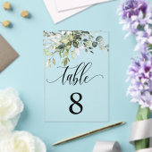 Eukalyptus-Blätter Hochzeitsplattform Acryleinladungen (In Situ (Hochzeit))