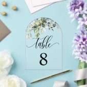 Eukalyptus-Blätter Hochzeitsplattform Acryleinladungen (Insitu (Hochzeit))