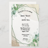 Eukalyptus-Blätter in Aquarellen in Goldrahmen (Vorne/Hinten)