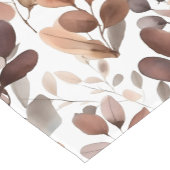 Eukalyptus-Blätter in farbenfrohen Wasserfarben Ru Kurzer Tischläufer (Ecke)