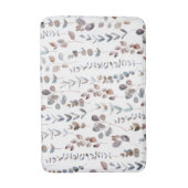 Eukalyptus-Blätter in Farbtönen Badematte (Vorderseite Vertikal)