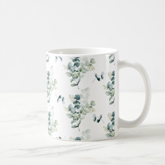 Eukalyptus-Blätter Kaffeetasse (Rechts)
