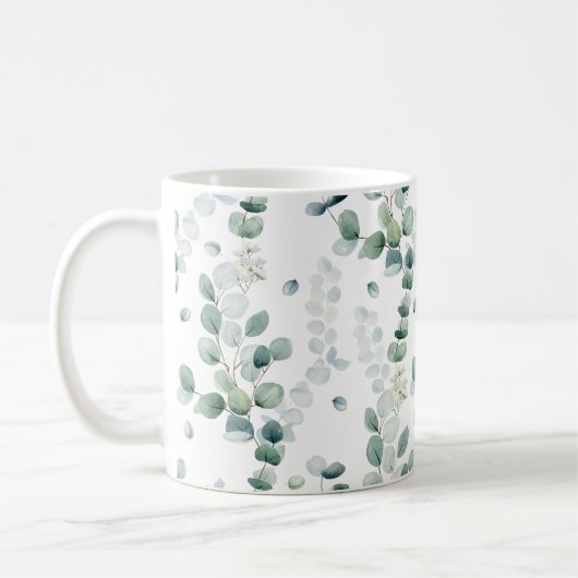 Eukalyptus-Blätter Kaffeetasse (Links)