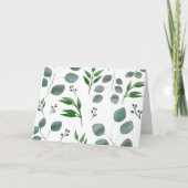 Eukalyptus-Blätter Karte (Vorderseite)
