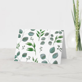 Eukalyptus-Blätter Karte