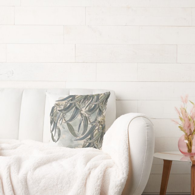 Eukalyptus-Blätter Kissen (Liege)