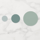 Eukalyptus-Blätter Konfetti (Vorderseiten)