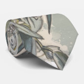 Eukalyptus-Blätter    Krawatte (Gerollt)