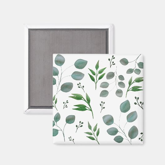 Eukalyptus-Blätter Magnet (Vorderseite/Rückseite)