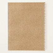 Eukalyptus-Blätter mit einfacher Wasserfarbe Rusti Planer (Rückseite)