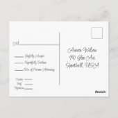 Eukalyptus-Blätter mit Goldakzenten und Rahmen Postkarte (Rückseite)