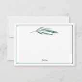 Eukalyptus-Blätter Mitteilungskarte (Vorderseite)