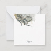 Eukalyptus-Blätter Mitteilungskarte (Vorderseite)