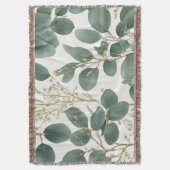 Eukalyptus-Blätter Muster Decke (Vorderseite Vertikal)