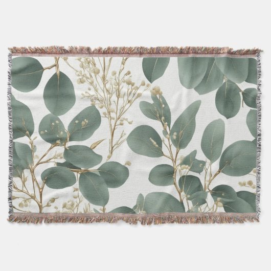 Eukalyptus-Blätter Muster Decke (Vorderseite)