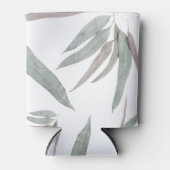 Eukalyptus-Blätter Muster Dosenkühler (Vorderseite)