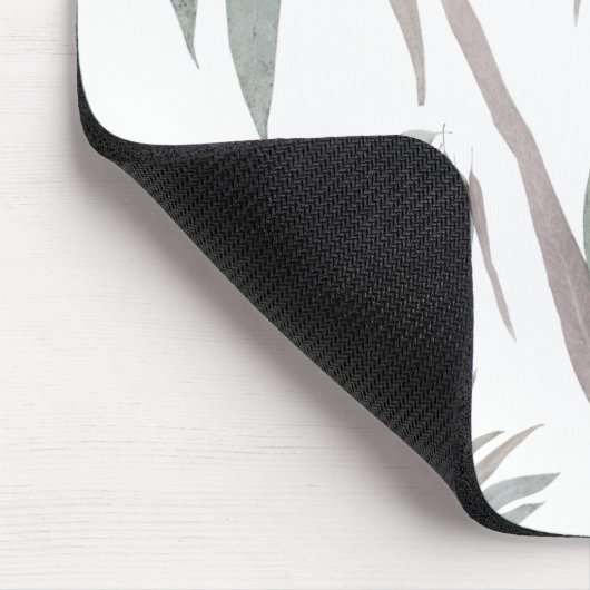 Eukalyptus-Blätter Muster Mousepad (Ecke)