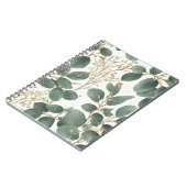 Eukalyptus-Blätter Muster Notizblock (Linke Seite)